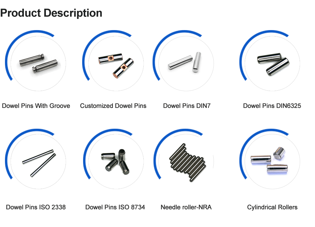 ISO 2338 M4 Parallel Dowel Pins - China parallel dowel pins ...